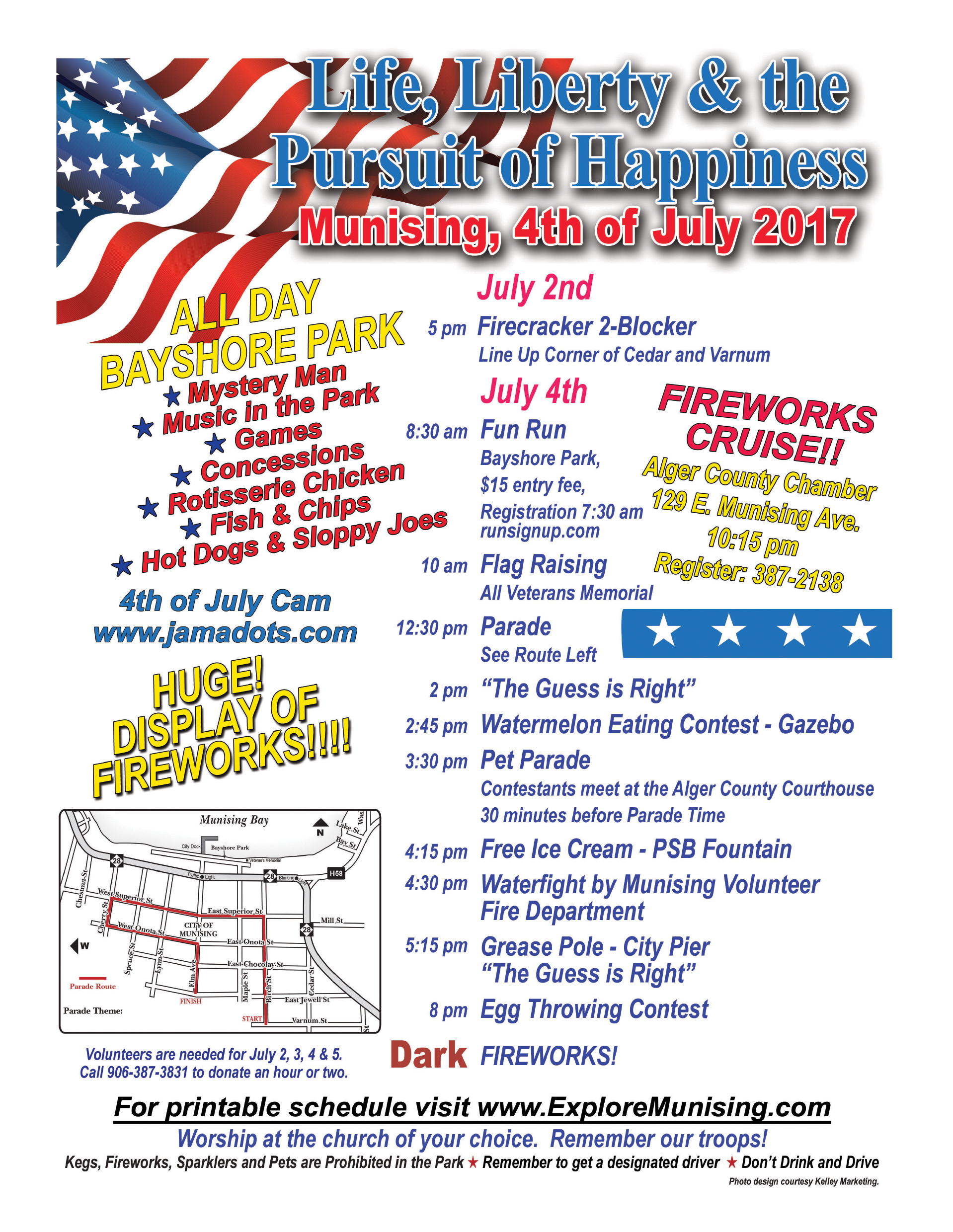 Summer Events Calendar Explore Munising and Grand Marais
