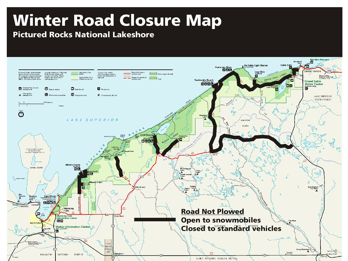 pictured rocks road closure