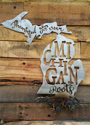 metal art signs