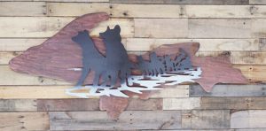 U.P. metal art