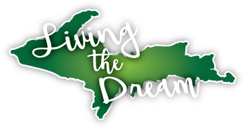 Living the Dream U.P. decal