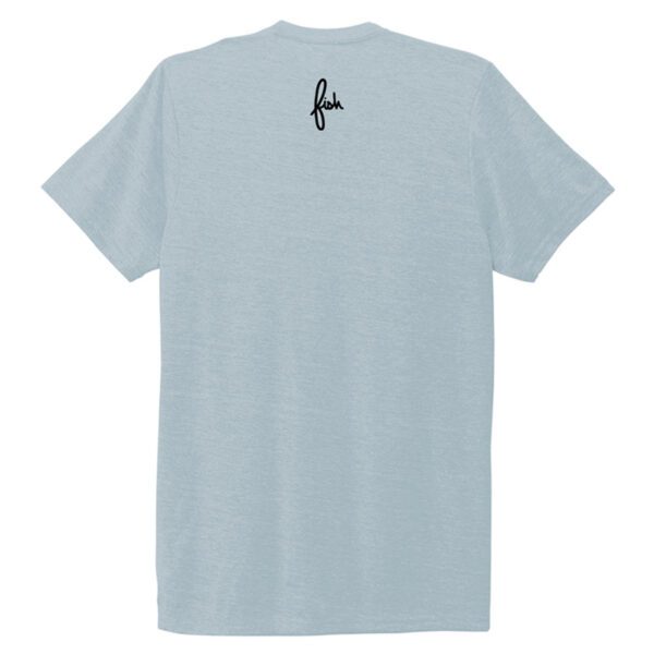 Explore tee back in blue color
