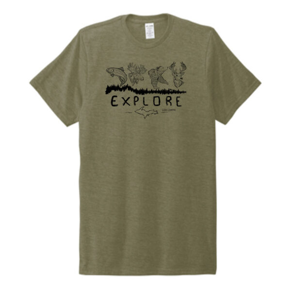 Explore tee olive