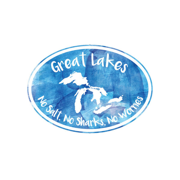 Great Lakes - No Salt, No Sharks, No Worries in Blue