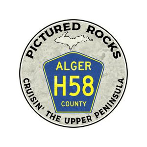 Pictured Rocks H58 decal