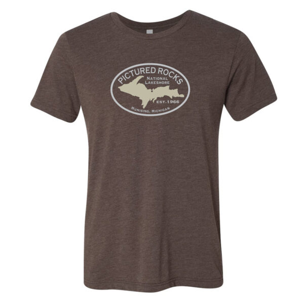 Pictured Rocks brown tee