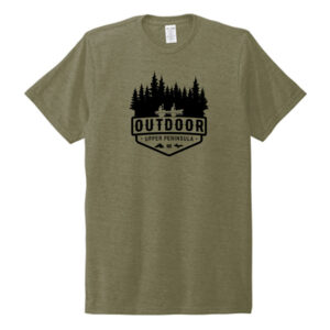 Outdoor tee olive