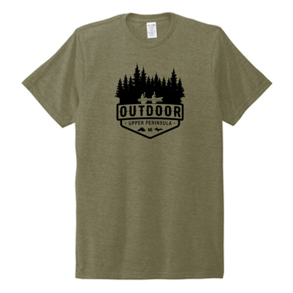 Outdoor tee olive