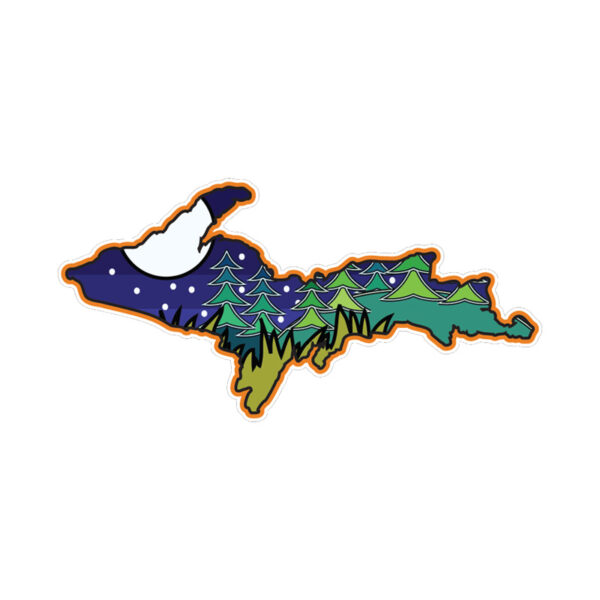 U.P. Woods, Water, Starry Sky Decal